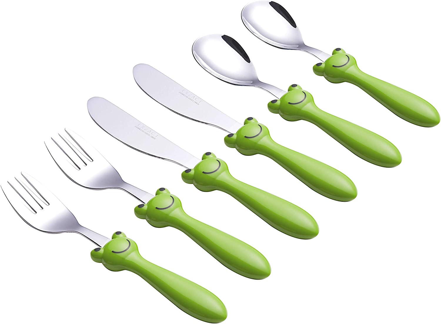 Exzact children's cutlery set 6 pieces made of stainless steel/dishwasher-safe children's cutlery set